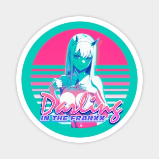 Darling in the Franxx Synthwave Aesthetic Edit Magnet
